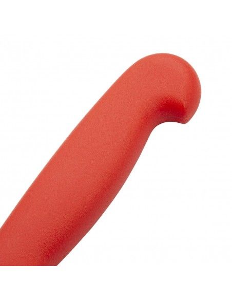 Couteau à désosser à lame rigide Hygiplas rouge 152mm