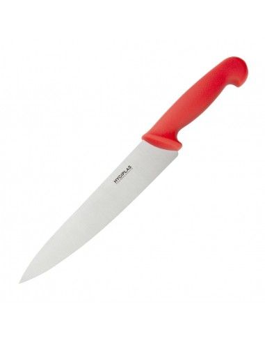 Couteau de cuisine Hygiplas rouge 218mm