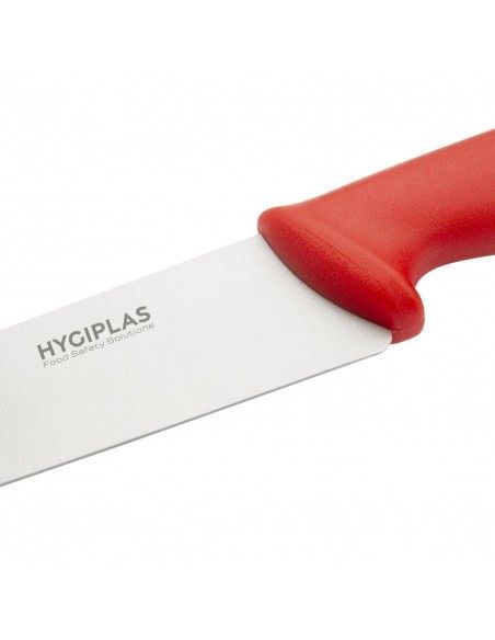 Couteau de cuisine Hygiplas rouge 218mm