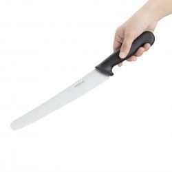 Couteau à pâtisserie denté Hygiplas noir 250mm 2