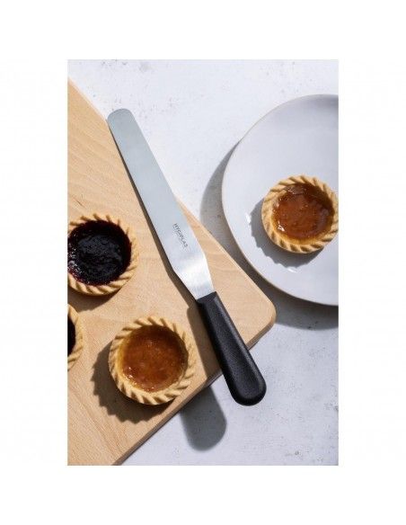 Couteau spatule à lame droite Hygiplas noir 205mm