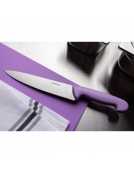 Couteau de cuisine Hygiplas violet 21,8cm