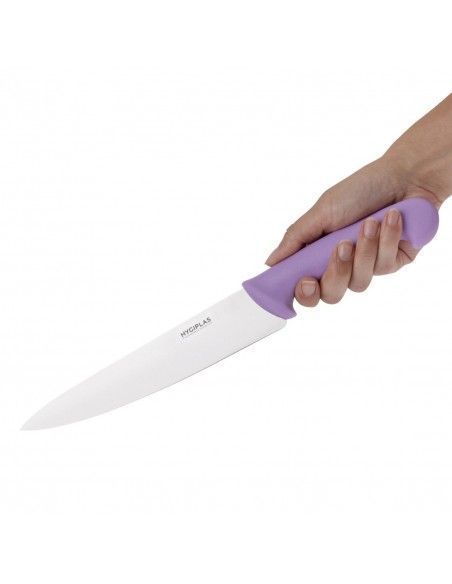 Couteau de cuisine Hygiplas violet 21,8cm