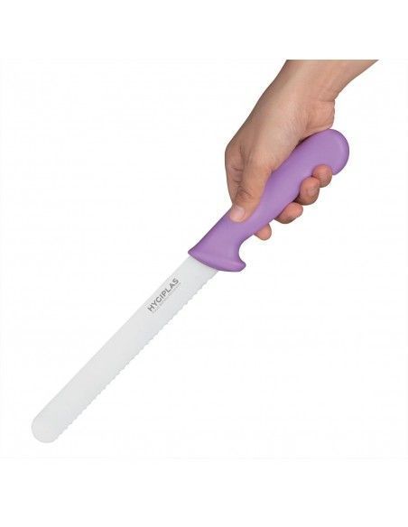 Couteau à pain Hygiplas violet 20cm