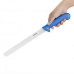 Couteau à génoise dentelé Hygiplas bleu 254 mm 2