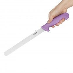 Couteau à génoise dentelé Hygiplas violet 254mm 2