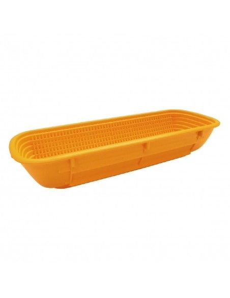 Panier de fermentation rectangulaire Schneider orange 1kg