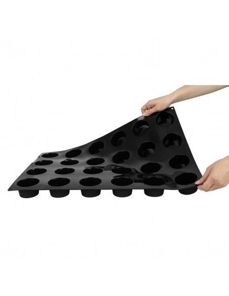 Moule à pâtisserie antiadhésif en silicone Pavoflex 24 muffins