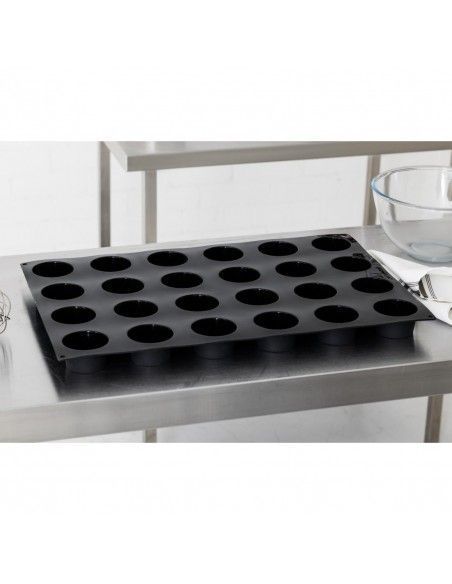 Moule à pâtisserie antiadhésif en silicone Pavoflex 24 muffins