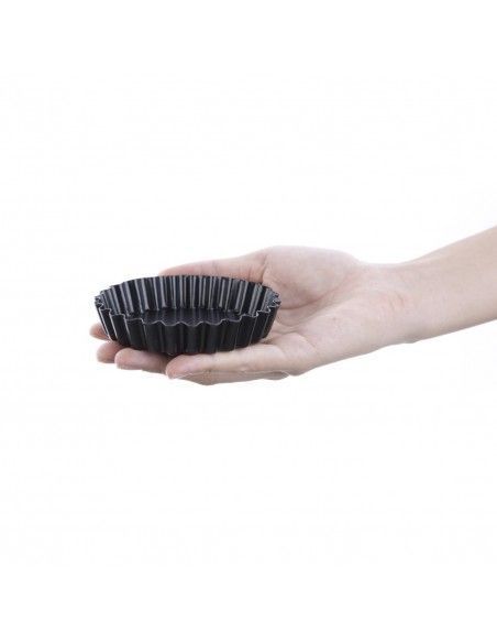 Moule à tartelette cannelé antiadhésif avec fond amovible Vogue 10 cm (x3)