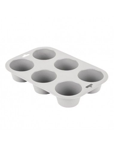 Plaque flexible en silicone 6 muffins Vogue