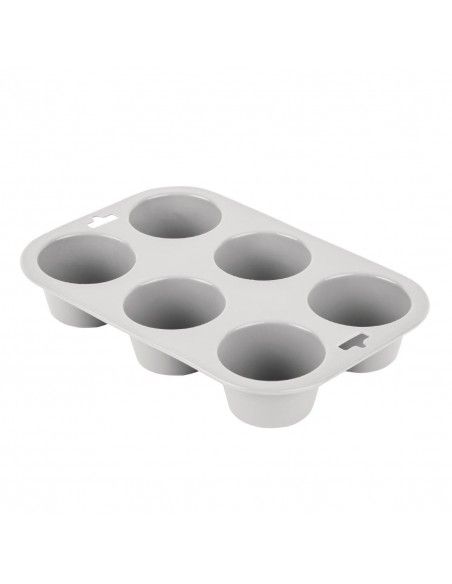 Plaque flexible en silicone 6 muffins Vogue