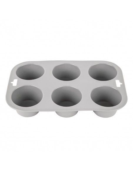Plaque flexible en silicone 6 muffins Vogue