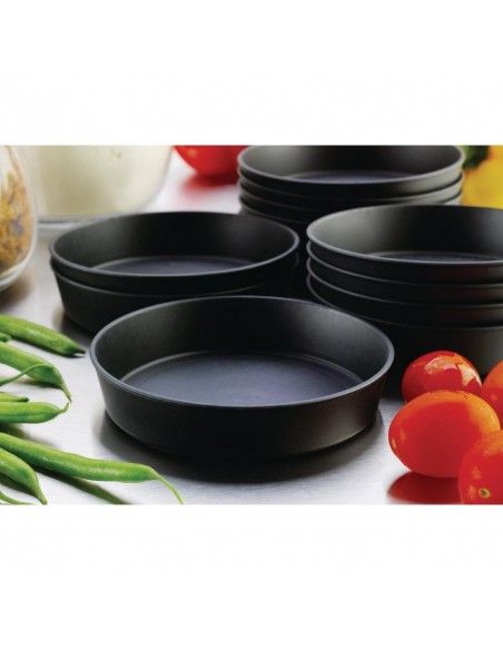 Moules à quiche Exoglass Matfer Bourgeat 100mm (lot de 12)
