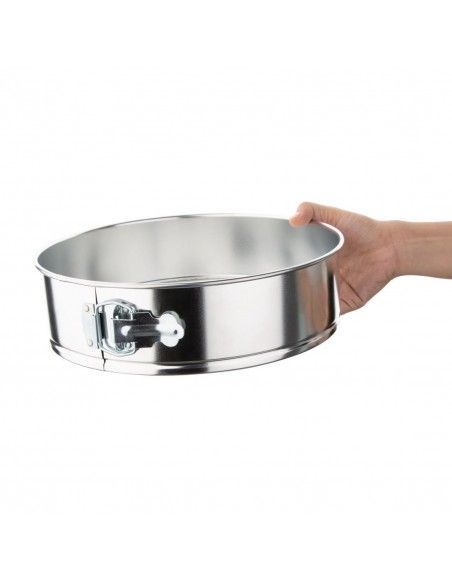 Moule rond à charnière en fer blanc Vogue 260mm