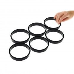 Cercles à tarte Exoglass Matfer Bourgeat 100 mm (lot de 6) 2