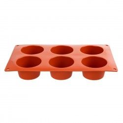 Plaque 6 muffins en silicone Pavoni Formaflex 2