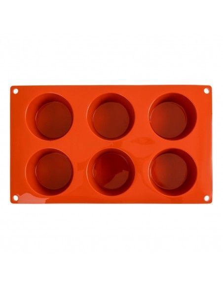 Plaque 6 muffins en silicone Pavoni Formaflex