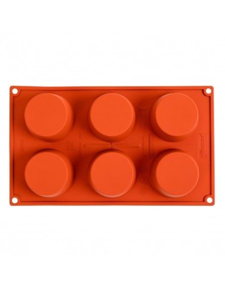 Plaque 6 muffins en silicone Pavoni Formaflex