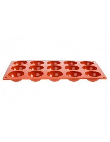 Plaque 15 demi-sphères en silicone Pavoni Formaflex