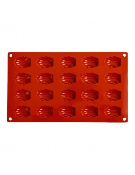 Plaque 20 mini-madeleines en silicone Pavoni Formaflex
