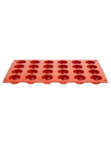 Plaque 24 pomponnettes en silicone Pavoni Formaflex