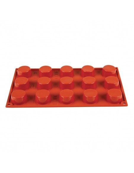 Plaque 15 petits-fours en silicone Pavoni Formaflex