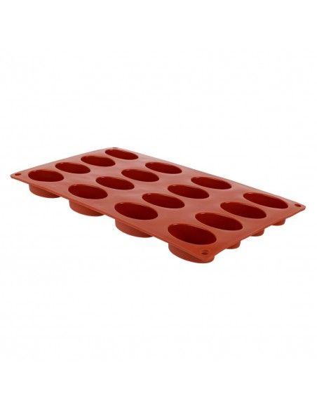 Plaque 16 ovales en silicone Pavoni Formaflex