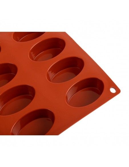 Plaque 16 ovales en silicone Pavoni Formaflex