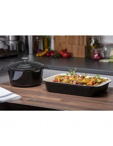 Ensemble 1 cocotte et 1 plat à rôtir en fonte Vogue Cook Like A Pro