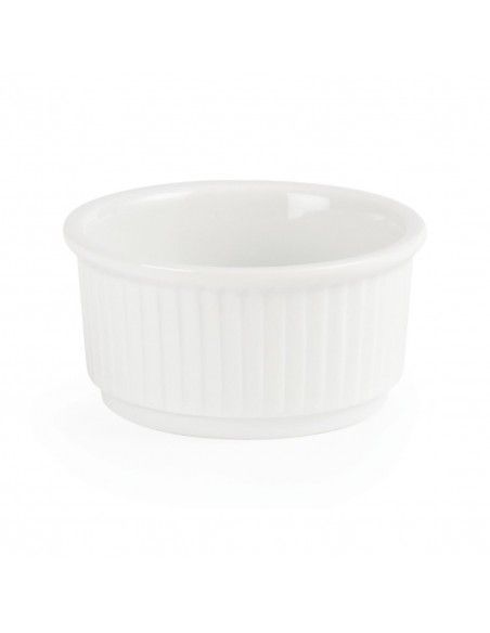 Ramequins Blancs Empilables 85mm Olympia (Lot de 12)