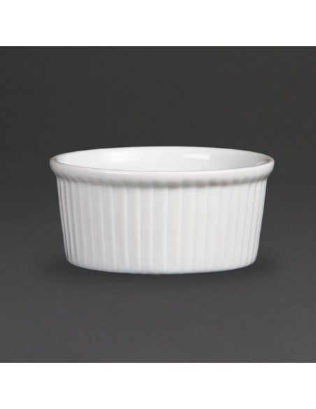 Ramequins Blancs 85mm Olympia (Lot de 12)