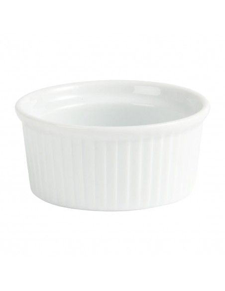 Ramequins Blancs 85mm Olympia (Lot de 12)