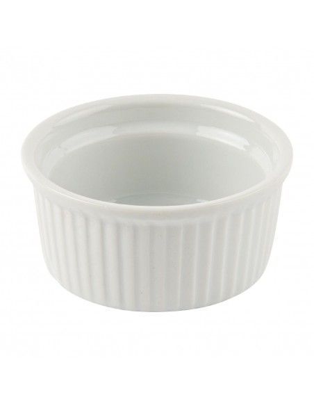 Ramequins Blancs 85mm Olympia (Lot de 12)