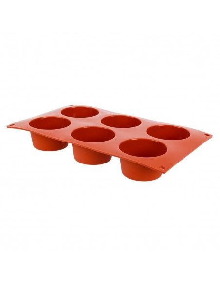 Plaque 6 muffins en silicone Pavoni Formaflex