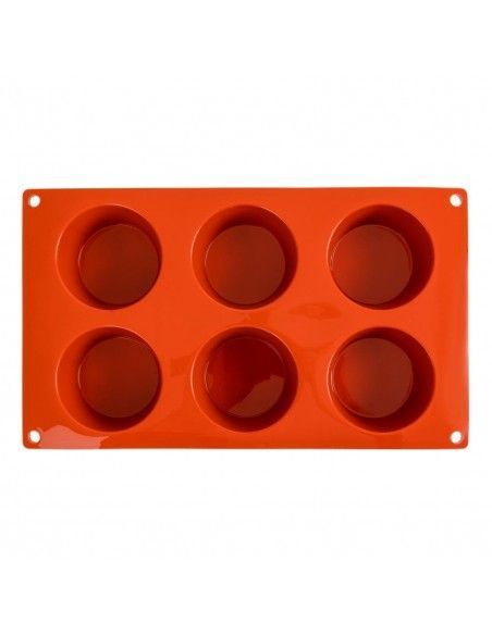 Plaque 6 muffins en silicone Pavoni Formaflex