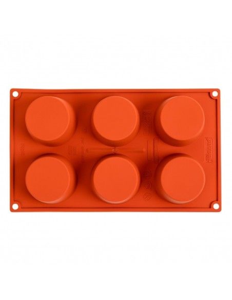 Plaque 6 muffins en silicone Pavoni Formaflex