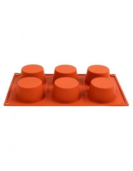 Plaque 6 muffins en silicone Pavoni Formaflex