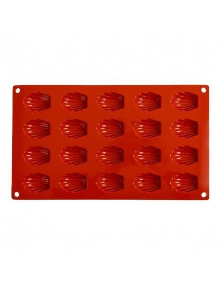 Plaque 20 mini-madeleines en silicone Pavoni Formaflex