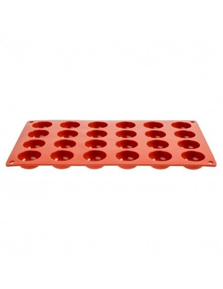 Plaque 24 pomponnettes en silicone Pavoni Formaflex
