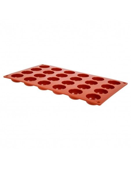 Plaque 24 pomponnettes en silicone Pavoni Formaflex