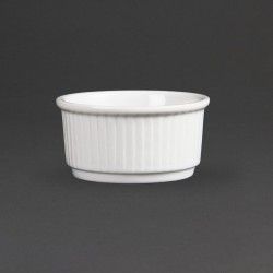 Ramequins Blancs Empilables 85mm Olympia (Lot de 12)