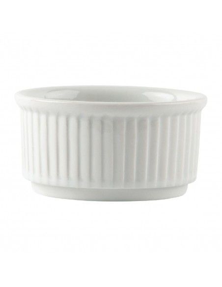 Ramequins Blancs Empilables 85mm Olympia (Lot de 12)