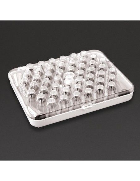 Boîte de 52 douilles pâtissières assorties Vogue