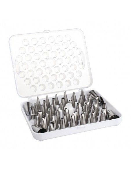 Boîte de 52 douilles pâtissières assorties Vogue