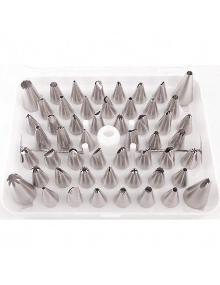 Boîte de 52 douilles pâtissières assorties Vogue