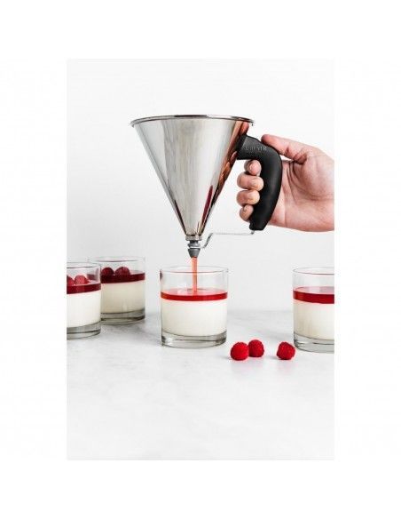 Mini-entonnoir à piston automatique De Buyer 800ml
