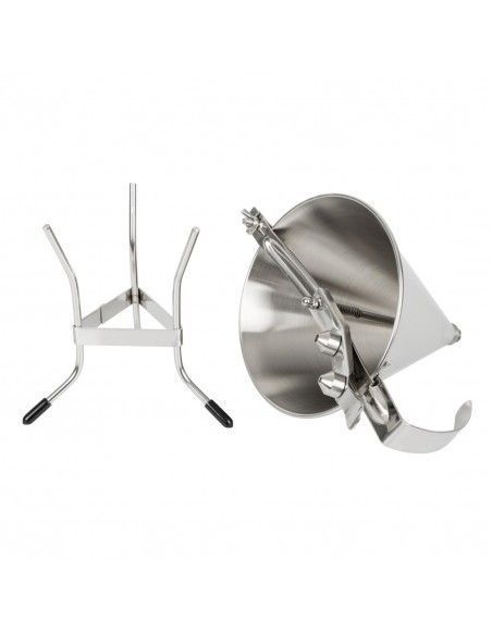 Entonnoir inox à piston automatique De Buyer 1,5L