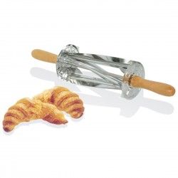 Rouleau à croissants en inox poignée bois Gobel Louis Tellier 510x95x95mm 2