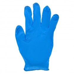 Gants en nitrile non poudrés bleus XL 2